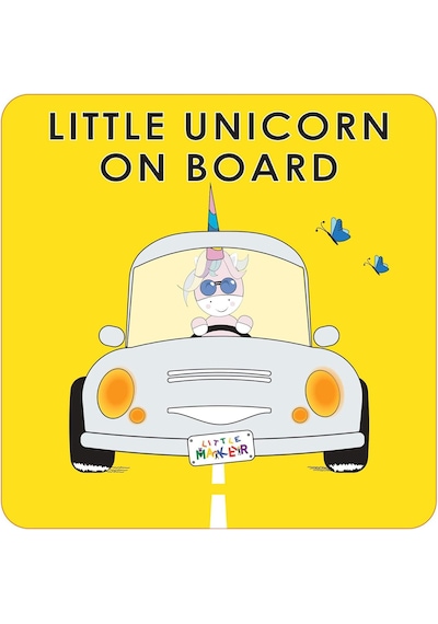Unicorn On Board Car Sticker