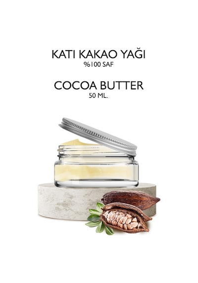 Katı Kakao Yağı 50 Ml. Saf Kakao Yağı Cocoa Butter Diğer