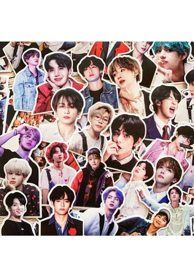 Bts Baskılı 100'lü Sticker Seti