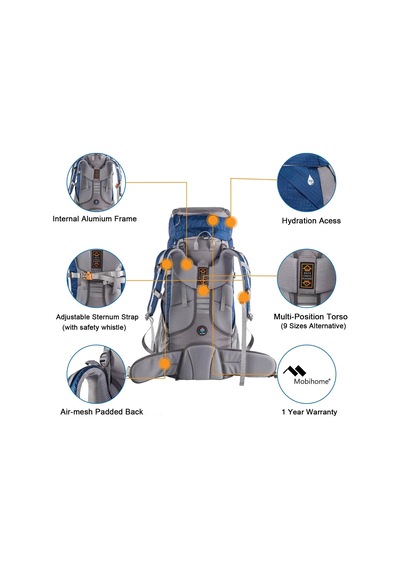 Mobihome Hiking Sırt Çantası 60 Litre
