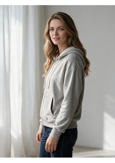 Nealirsanall.com Kadın 3 İplik Şardonlu Oversize Fermuarlı Kapşonlu Sweatshirt Kahverengi Nealirsanall.com Kadın 3 İplik Şardonlu Oversize Fermuarlı Kapşonlu Sweatshirt Kahverengi