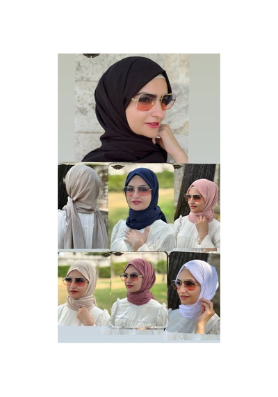 Aldaıyr 7 Krep Şal 180x70 Çok Renkli0705