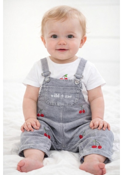Baby Buu Kısa Kollu Tşört Lü Kız Salopet Alt Üst Takımlar 162 163 101 Gri Kirazlı Gri Kirazlı Baby Buu Kısa Kollu Tşört Lü Kız Salopet Alt Üst Takımlar 162 163 101 Gri Kirazlı Gri Kirazlı