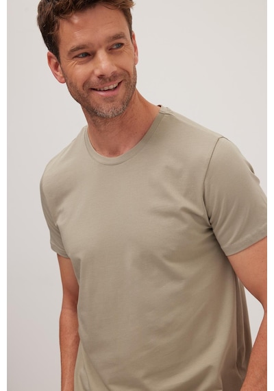 Tudors Erkek Slim Fit Dar Kesim Pamuklu Yumuşak Doku Likralı Esnek Kumaş Haki Bisiklet Yaka Tişört-36910 Haki Tudors Erkek Slim Fit Dar Kesim Pamuklu Yumuşak Doku Likralı Esnek Kumaş Haki Bisiklet Yaka Tişört-36910 Haki
