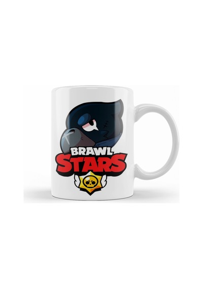 Brawl Stars Crow Leon Kupa Bardak Porselen No28210 Karışık