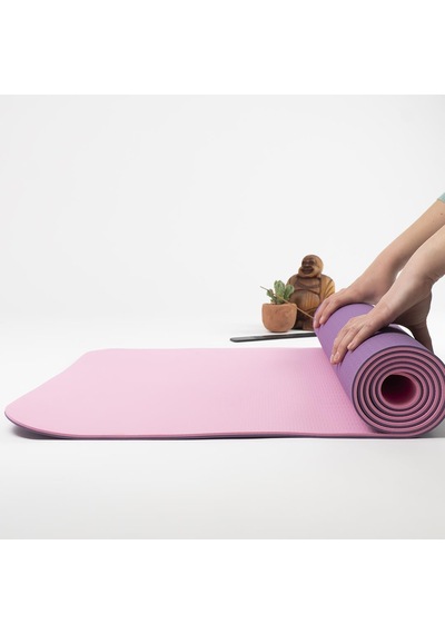 Purple Kaydırmaz Yoga & Pilates Matı Çok Renkli