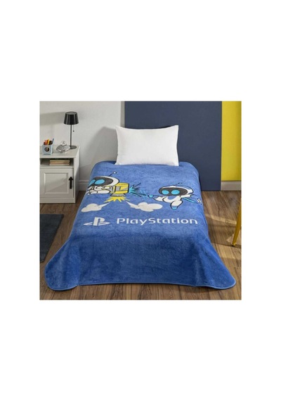 Playstation Tek Kişilik Battaniye Lacivert