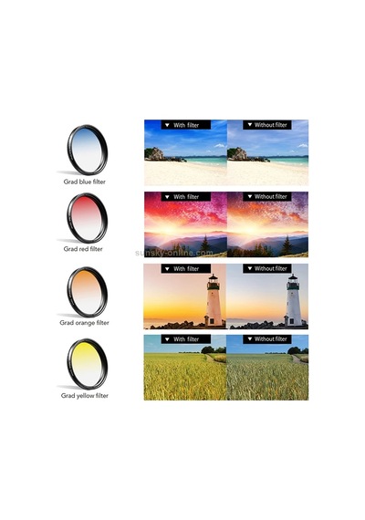 Apexel 7 İn 1 Hd Lens & Filtre Kit