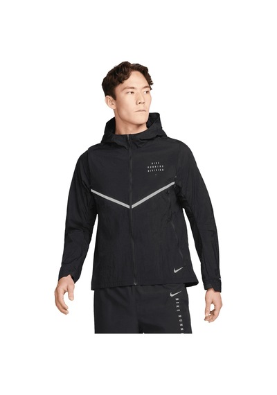Nike Repel Run Division Transitional Erkek Koşu Ceketi Koşu Ceketi Siyah