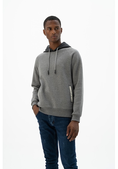AR-MA Arma Erkek Kanguru Cepli Kapüşonlu Sweatshirt K24254928301 Gri