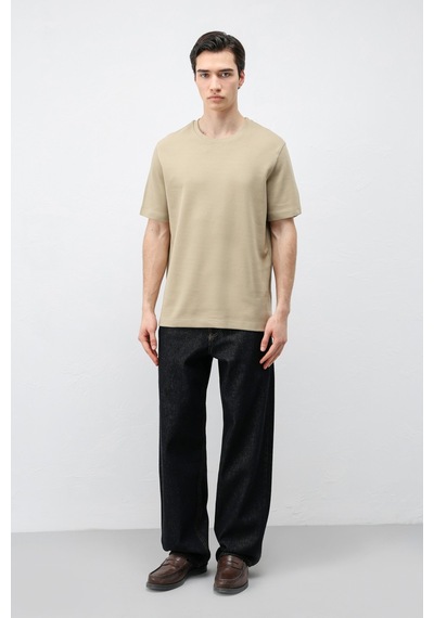 Antioch Regular Fit Basic Erkek T-shirt Haki