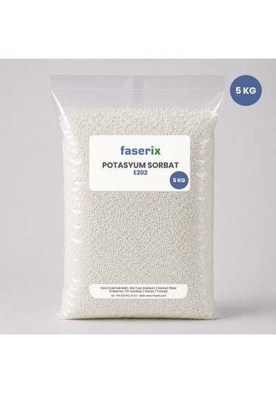 Potasyum Sorbat E202 Granül-gıda Koruyucu 5 Kg