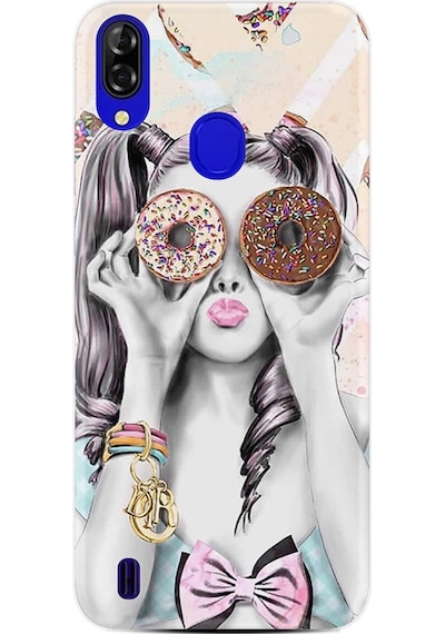 Reeder P13 Blue Plus Kilif Desenli Silikon Donut Girl 508338428