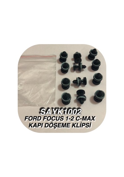 Ford Focus 1-2 C-max Kapı Döşeme Klipsi Sayk1002 12 Adet Marka İle Uyumlu
