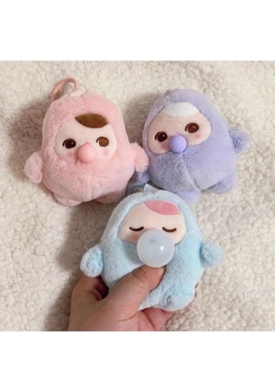 Beanie Bubble Up Peluş Anahtarlık Şirin Ve Yumuşacık