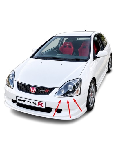 Honda Civic Hb Type R 2001-2005 Tyc Sağ Ve Sol Far Takım 33101-s5t-g61 / 33151-s5t-g61