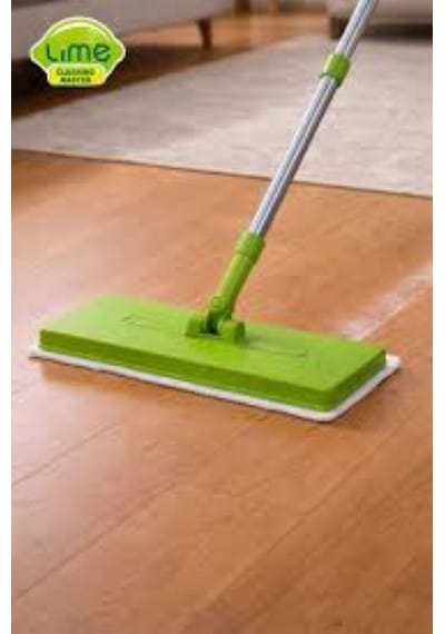 Best Tüm Bezlere Uyumlu Lime Tembel Mop Islak Mendillere Uyumlu Kendinden Mandallı Sıkıştırmalı Mop
