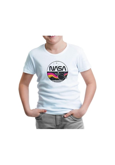 Lord Tshirt Nasa - Milky Way Beyaz Çocuk Tshirt