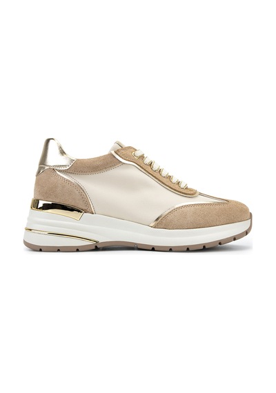 Tamer Tanca Kadın Hakiki Deri Pudra Sneakers & Spor Ayakkabı 298 7095 Bn Ayk Y26 Pdr Suet/bej/gold