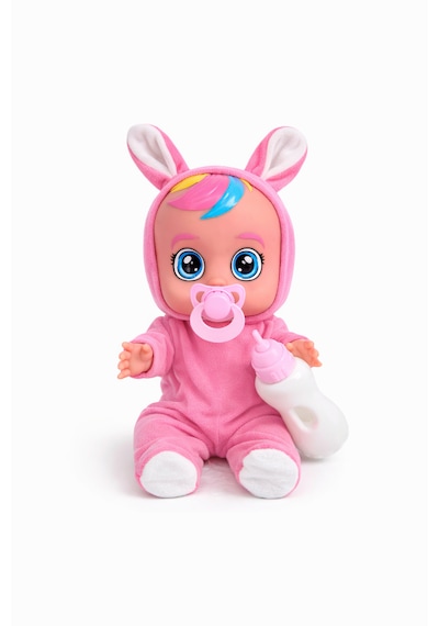 Ağlayan Ve Konuşan Et Bebek 20 Cm Su İçen Bebek Oyuncağı 3+ Yaş Açık Pembe