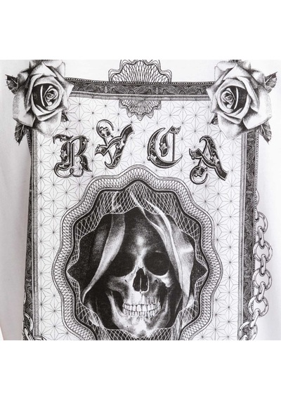 Rvca Rvca Dream Reaper Erkek Tişört 0010 Beyaz