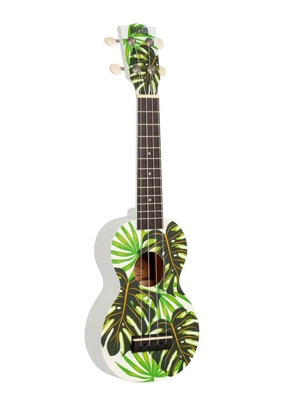 Mahalo Ma1mt Art Series Soprano Ukulele Monstera Palm Tree