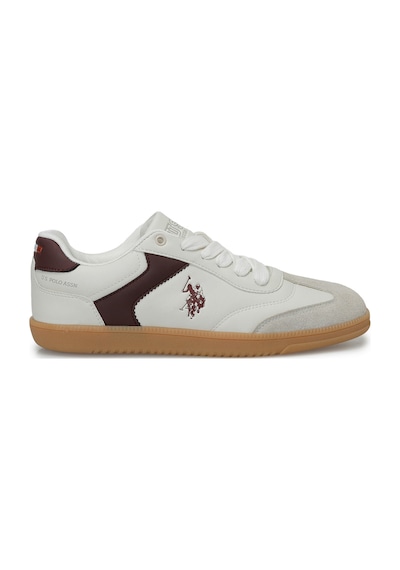 U.S. Polo Assn. U.s. Polo Assn. Sore Pu Bej Kadın Sneaker 000000000102695886 Bej-bordo
