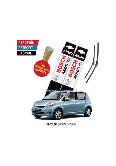 Bosch Aerotwin Daihatsu Sirion Silecek Takımı (2005-2009)