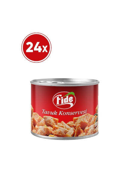 Fide Tavuk Konservesi 24 x 200 G
