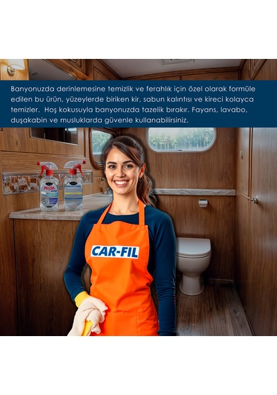 Car-fil Jetpak Susuz Temizlik, Yağ Çözücü Ve Kireç Önleyici