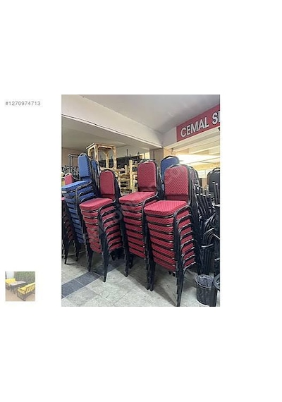 Kahve Sandalyesi 20 Adet Kırmızı