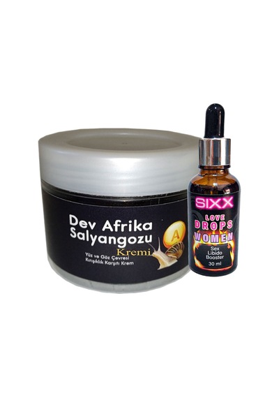 Giant Yaşıanma Karşıtı Dev Afrikasalyangozu 100 Ml + Sıxx Kadınlara Özel Uyarıcıdamla