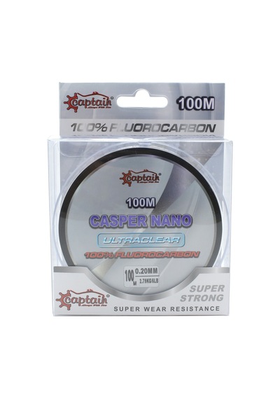 Captain Casper Nano %100 Fluoro Carbon Misina 100mt 0.35 Mm