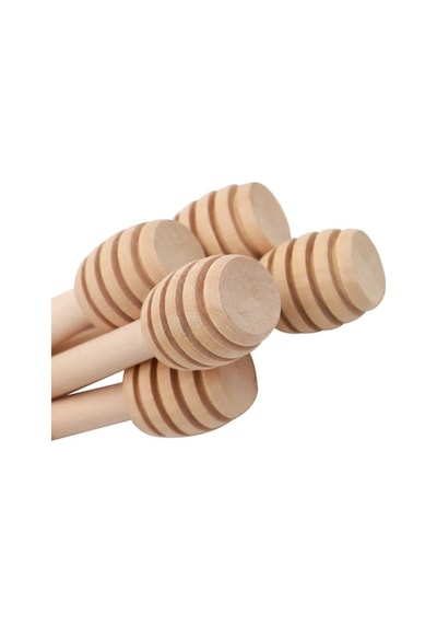 Balkaşığı 6.5 Cm Mini Boy Doğal Kanallı Damlatmaz Ekolojik Sağlıklı Mutfak Gereci Ahşap Bal Kaşığı