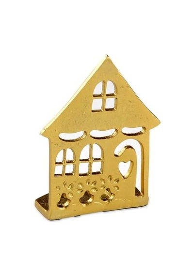 Epsilon Gold Dekoratif Ev 11,5x5,5 Cm Açık Ahşap