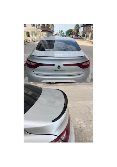 Megane Model Astarlı Plastik Spoiler