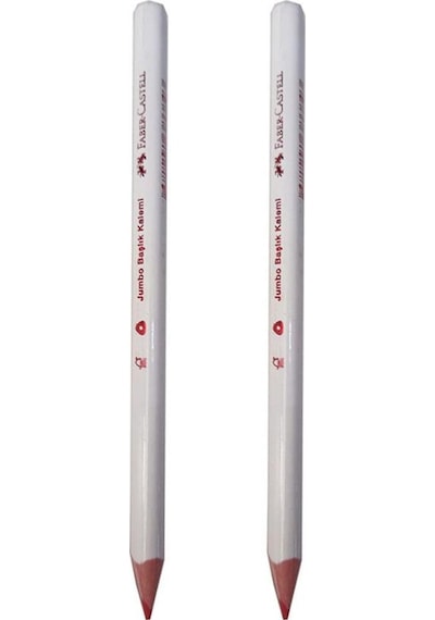 Jumbo Üçgen İlk Kalemim Seti Kurşun Kalem + Kırmızı Başlık Kalemi + Beyaz Silgi + Sarı Kalemtıraş