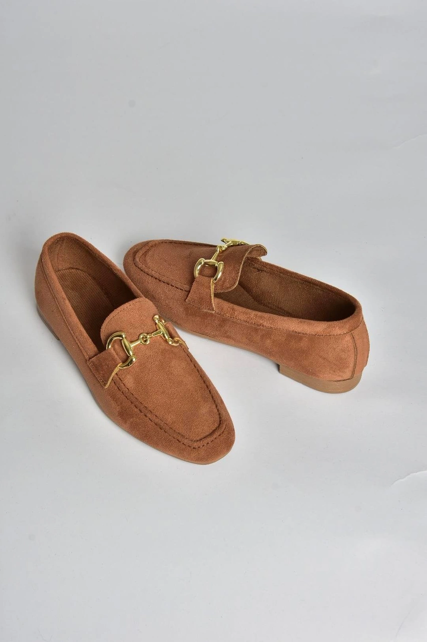 Fox Shoes V780161202 Taba Süet Günlük Kadın Ayakkabı Taba-süet