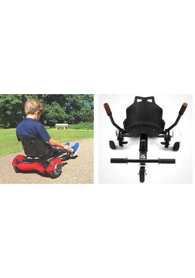 Hoverkart Elektrikli Kaykay Koltuk Hoverkard Aparat Siyah