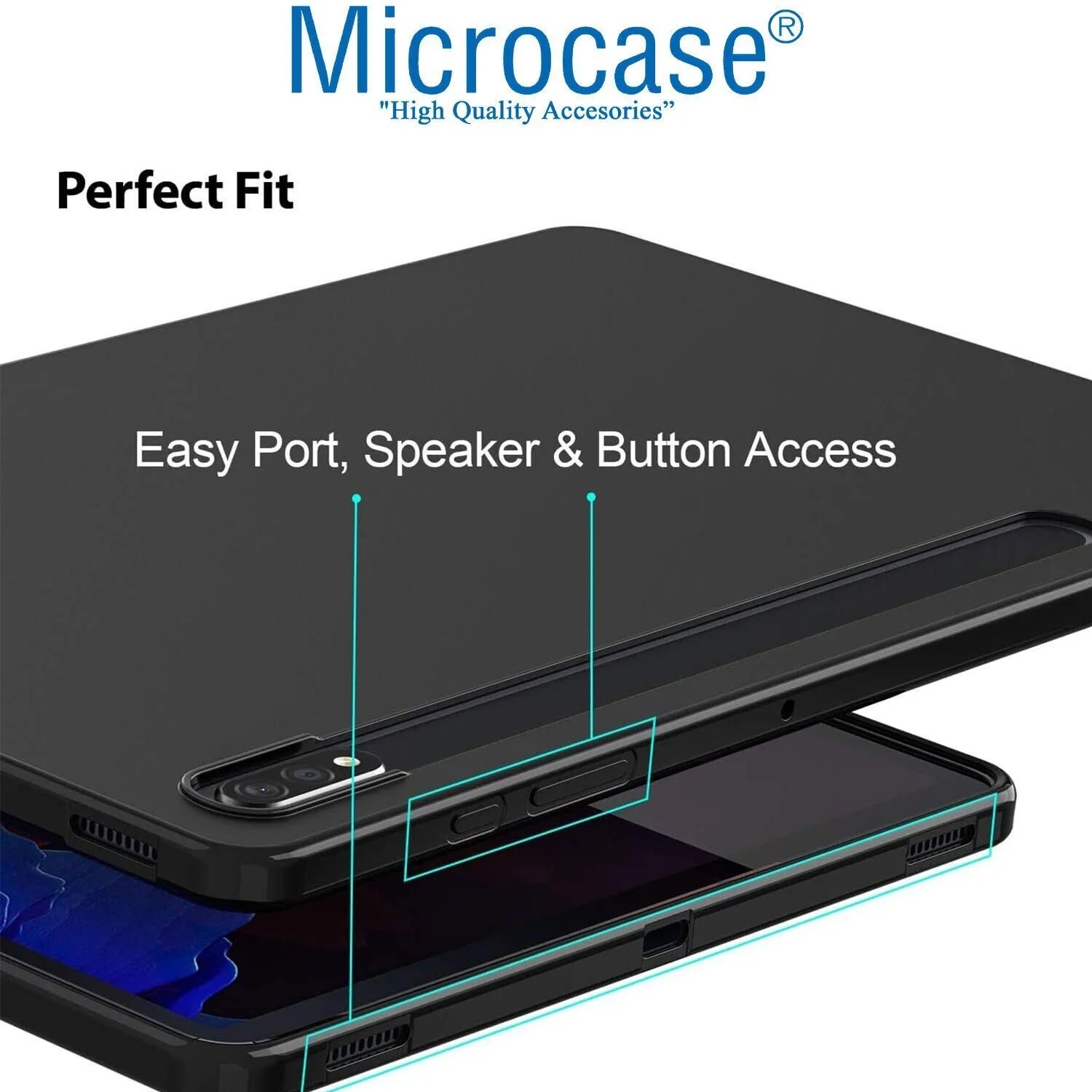 Microcase Samsung Uyumlu Galaxy S11 Ultra 14.6 İnch Tablet Tpu Silikon Kılıf - Al9907 Kılıf