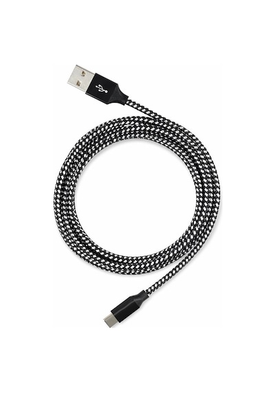 Vcom Cu250 Type-c To Usb 3m 15w 5v-3a Örgülü Şarj Kablosu Kdo