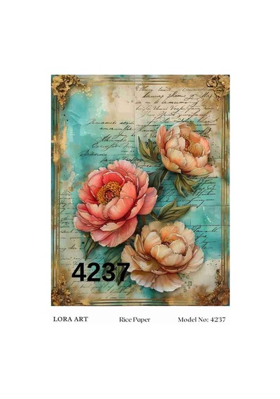 Lora Pirinç Dekopaj Kağıdı 4237