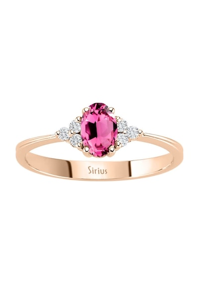 Sirius Pırlanta Ve Oval Pembe Turmalin Taşlı Yüzük 0817R0255