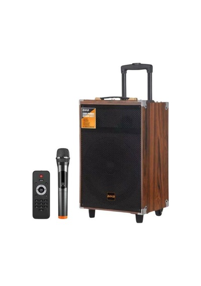 Baab B-q8 8''20cm Kablosuz 1 El Mikrofon Bluetooth Şarjlı Müzik Kutusu