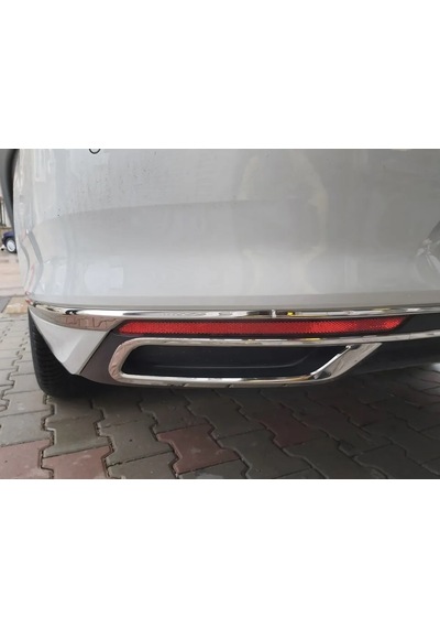 Vw Passat B8.5 Krom Difüzör Egzoz Çerçeve 2 Prç P.çelik 2019 Üstü