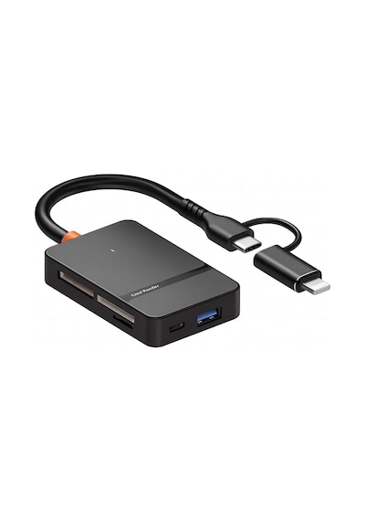 8in1 Type-c Çoklayıcı Adaptör, Usb Hub Çevirici Usb A, Sd, Tf, Ms Kart Girişli Çok Portlu Dönüştürücü, Laptop, Android, Tablet, Macbook Uyumlu, Hızlı Veri Aktarımı, Tak-çalıştır