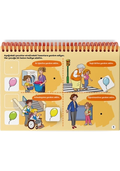Şimdi Cırt Cırt Vakti Değerler Eğitimi Etkinlik Kitabı
