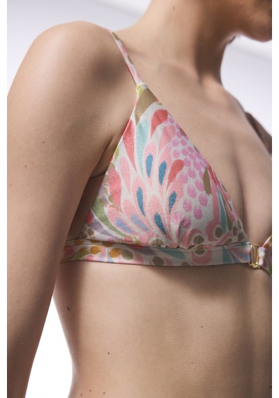 Penti Renkli Faro Tokalı Üçgen Bikini Üstü