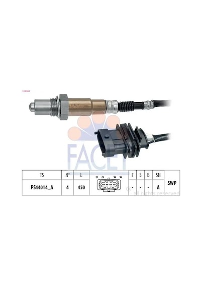 Opel Mokka Oksijen Sensoru 1.4 2012-2019 A14net B14net D14net Facet 108362