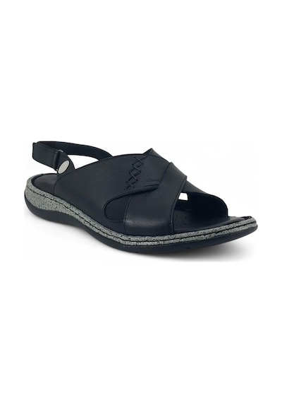 Mammamia D25ys-2525 Deri Comfort Kadın Sandalet Siyah